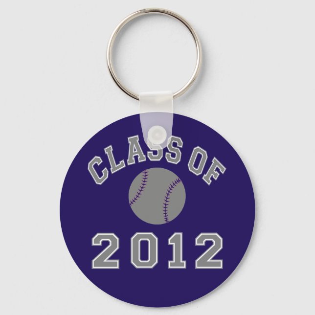 Llavero Clase De Béisbol 2012 - Gris (Anverso)
