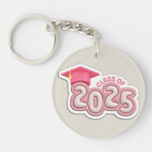Llavero Clase de Clásica Acrílica de Graduación 2025 para