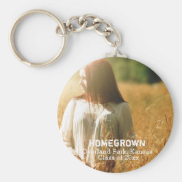 Llavero Clase de foto de graduación rústica de 20XX