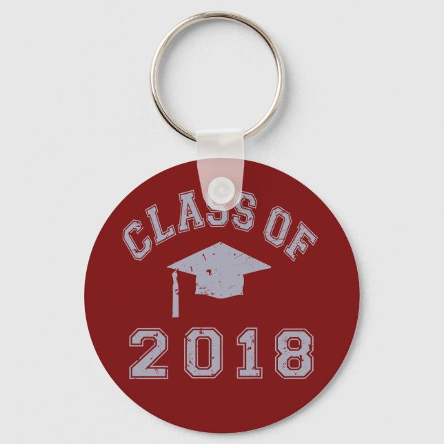 Llavero Clase De Graduación 2018 - Gris (Anverso)