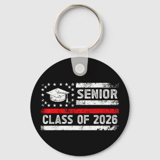Llavero Clase de graduación 2026 bandera estadounidense se