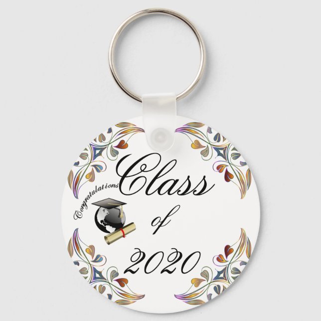 Llavero Clase de graduación de 2020 (Anverso)