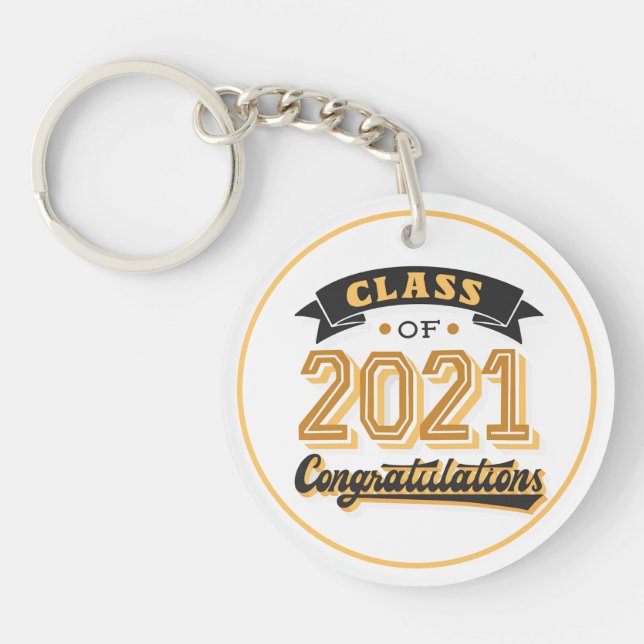 Llavero Clase de graduación de 2021 (Frente)