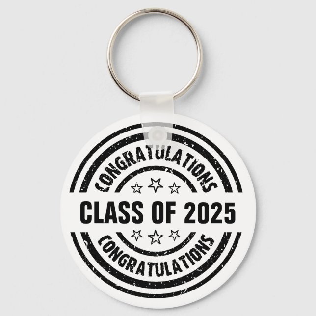 Llavero Clase de graduación de 2025 (Reverso )