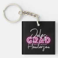 Clase de graduación de secundaria Neon Pink Lights