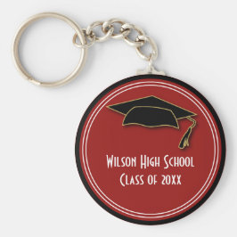 Llavero Clase de graduación del color de la escuela Keepsa