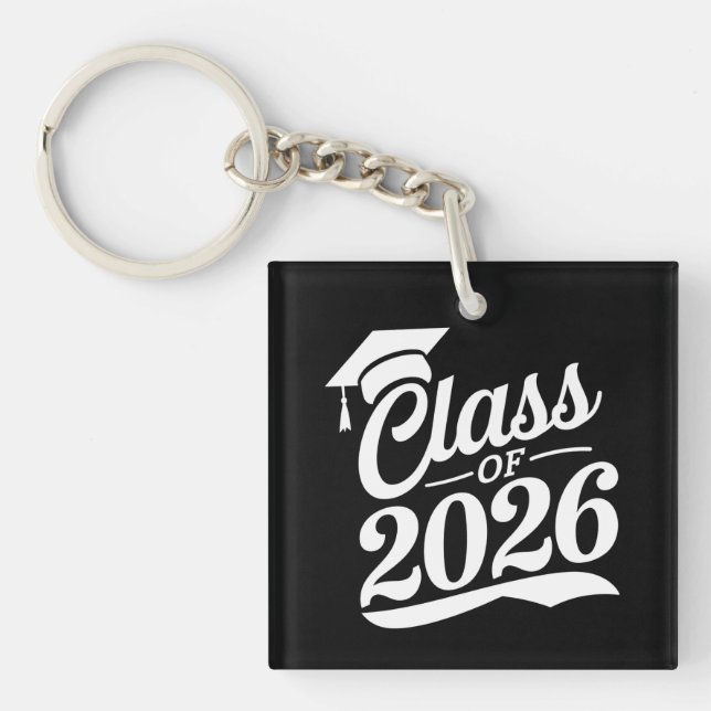 Llavero Clase De Graduación Orgullosa De 2026 (Frente)