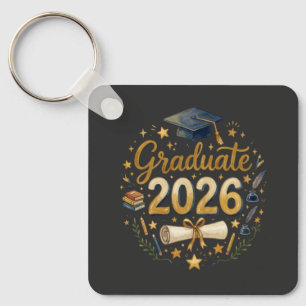 Llavero Clase de graduación personalizada de 2026 Familia 