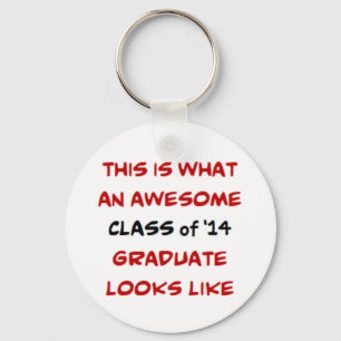 Llavero clase de graduado de 2014, impresionante