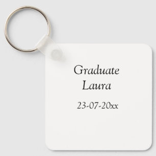 Llavero Clase de graduados de 20xx Felicidades agregar nom