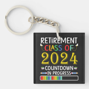 Llavero Clase de Jubilación de 2024 Profesor retirado de c