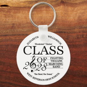 Llavero Clase de Keychain de Banda de Marcha 2028