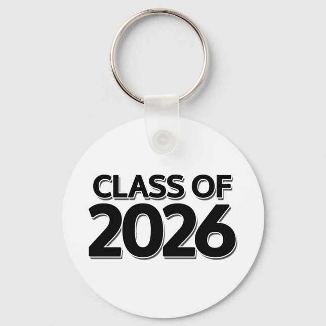 Llavero Clase de la cadena de claves de 2026 (Anverso)