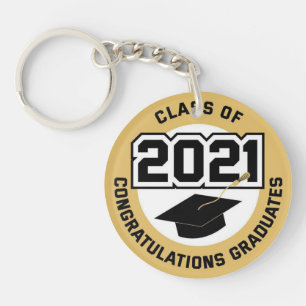 Llavero Clase de la cadena de claves de graduación de 2021