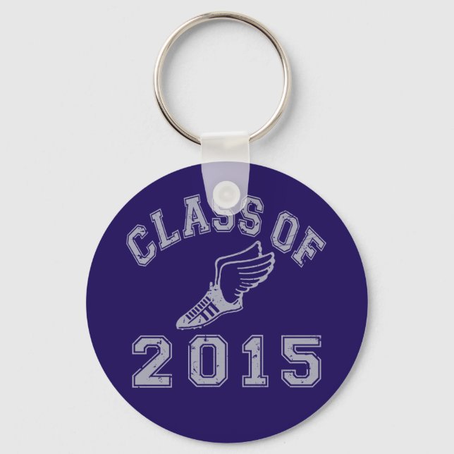 Llavero Clase De Pista Y Campo De 2015 - Gris 2 (Anverso)