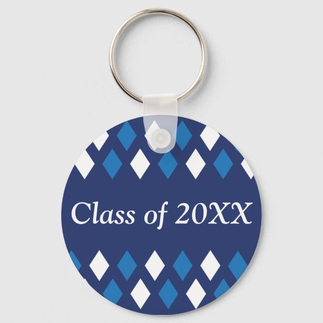 Llavero Clase Personalizada Argyle De Keychain (Anverso)