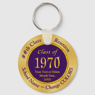 Llavero Clase personalizada de 1970 Souvenirs Class Reunio