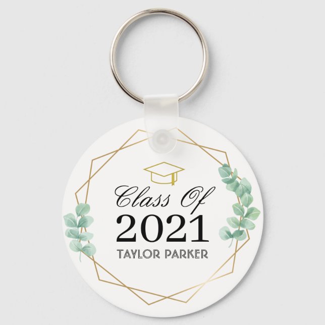 Llavero Clase personalizada de 2023 Graduación (Anverso)