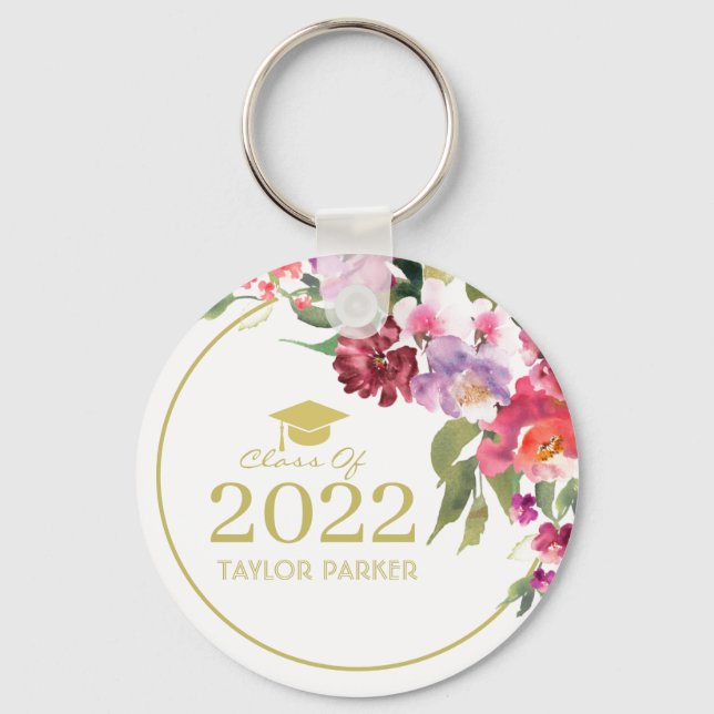 Llavero Clase personalizada de 2023 Graduación (Anverso)