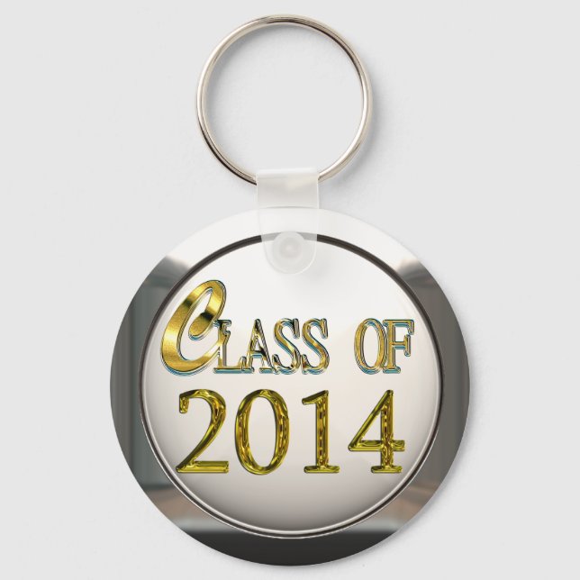 Llavero Clase Plata Y Oro De Keychain 2014 (Anverso)