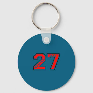 Llavero Clase superior de 2027 regalo rojo senior 27 en el