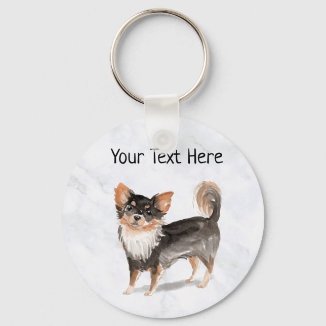 Llavero Clases personalizadas de Chihuahua (Anverso)