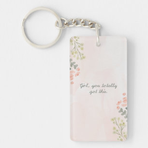 Llavero Clásica acrílica caprichosa