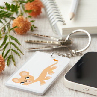 Llavero Clásica acrílica de la leona del Personalizado de