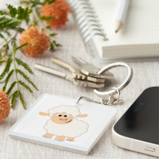 Llavero Clásica acrílica de oveja Personalizado suave