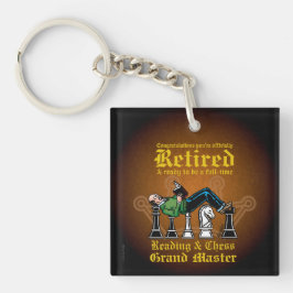 Llavero Clásica acrílica del gran maestro de la lectura y