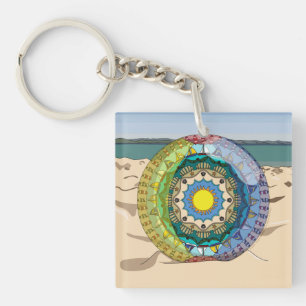 Llavero Clásica acrílica del sol de verano