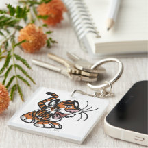 Clásica acrílica del tigre pequeño Personalizado