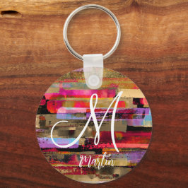 Llavero Clásica acrílica monogramada personalizada