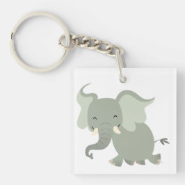 Llavero Clásica acrílica para elefante con Personalizado d