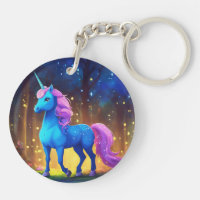 Clásica acrílica unicornio