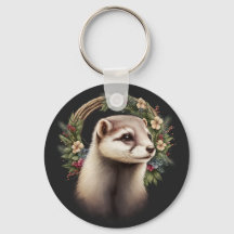Clásica Cute Festive Ferret