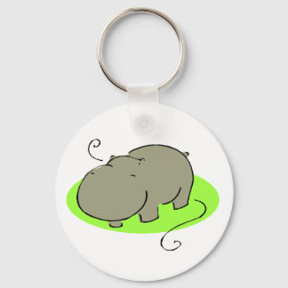 Llavero Clásica Cute Hippo
