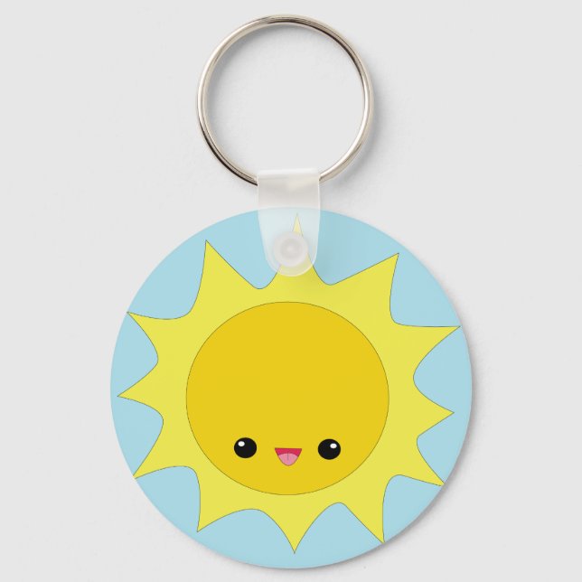 Llavero Clásica de luz solar de kawaii (Anverso)
