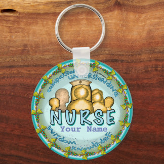 Llavero Clásica de Nurse Rainbow Motto