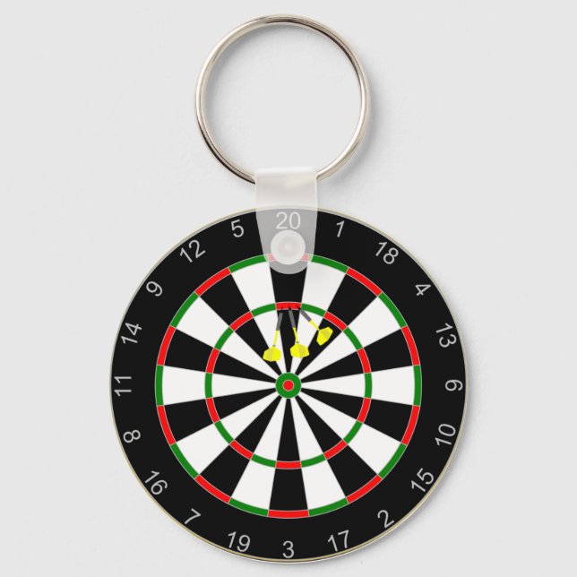 Llavero Clásica del grupo Triple Veinte Dart Board (Anverso)