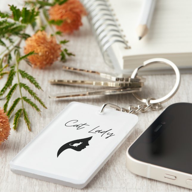 Llavero Clásica Gato Lady Aralic Keychain (Frente Derecha)