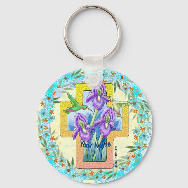 Llavero Clásico de Christian Iris Cross (Anverso)