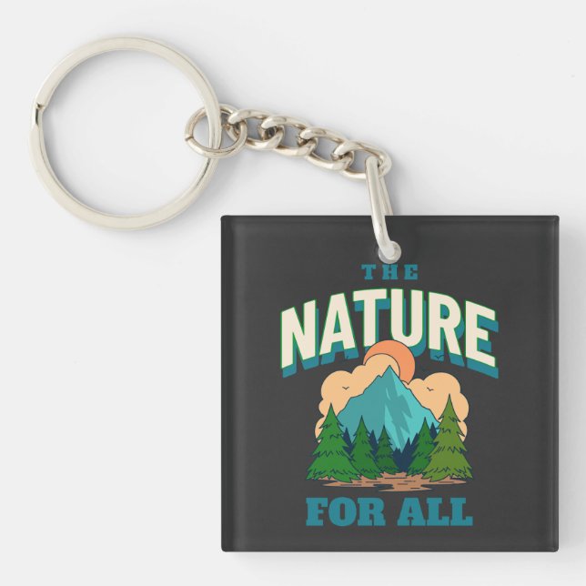 Llavero Clásico de la naturaleza para todos (Frente)