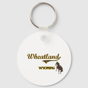 Llavero Clásico de Wheatland Wyoming City
