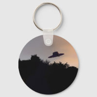 Clásico Flying Saucer 2 Keychain