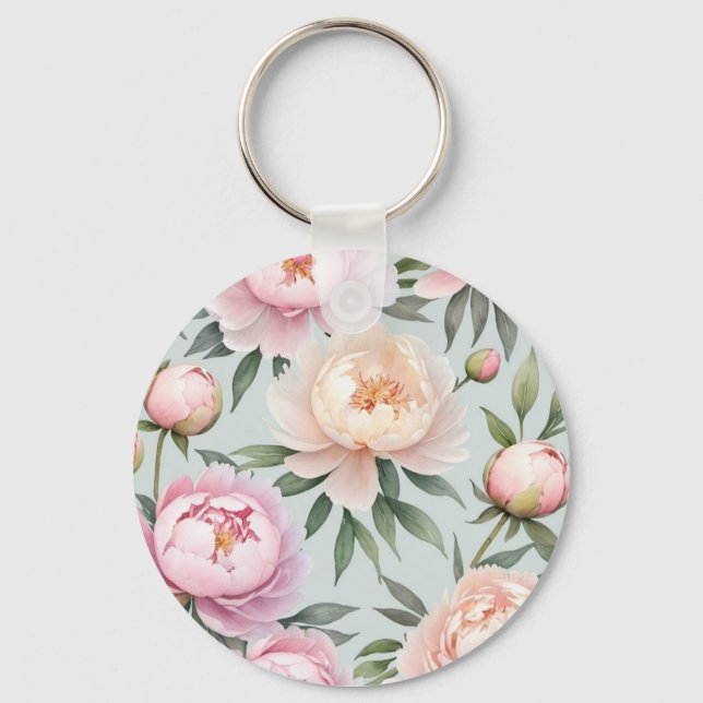 Llavero Clásico Peony Keychain (Anverso)