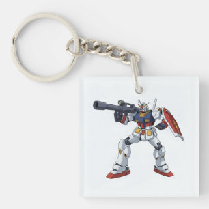 Llavero Clásico Retro RX-78-2 Gundam Mecha Anime Ilustraci