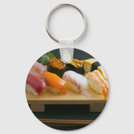 Llavero "Classic Nigiri Sushi Keychain – Japanese Minimali