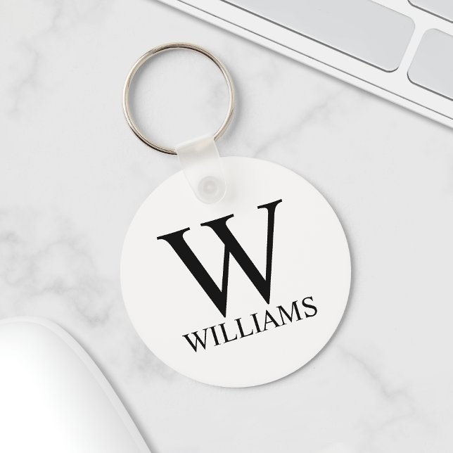 Llavero Classic Personalized Monogram and Name (Subido por el creador)