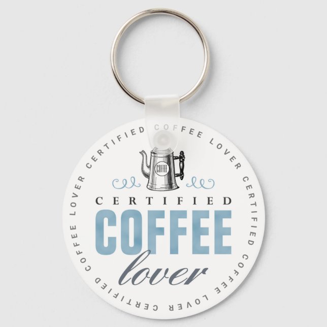 Llavero Classy Coffee Lover con Café (Anverso)